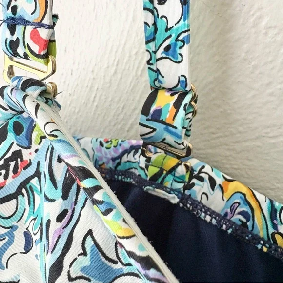 Lauren Ralph Lauren Mystic Paisley Skirted One Piece Slimming Swimsuit - Picture 3 of 8